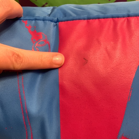 Coach Pillow Cases. Set of two. 17 x 17 inches. Pink/Blue and Purple/Green - Picture 4 of 16